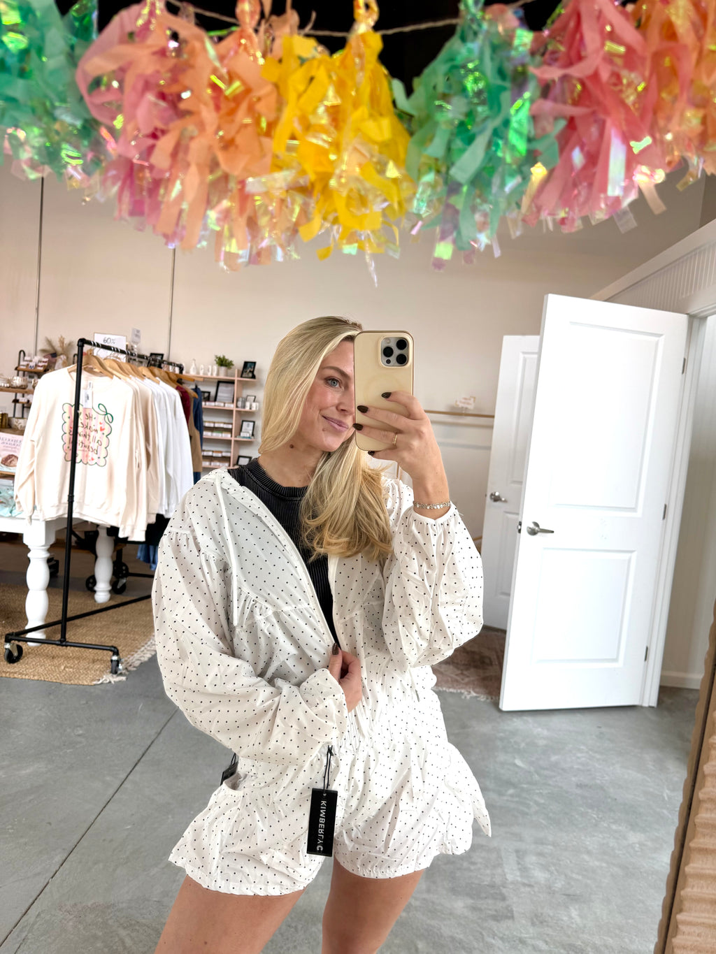 Polka Dot Lightweight Jacket