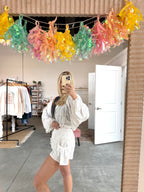 Polka Dot Flare Shorts