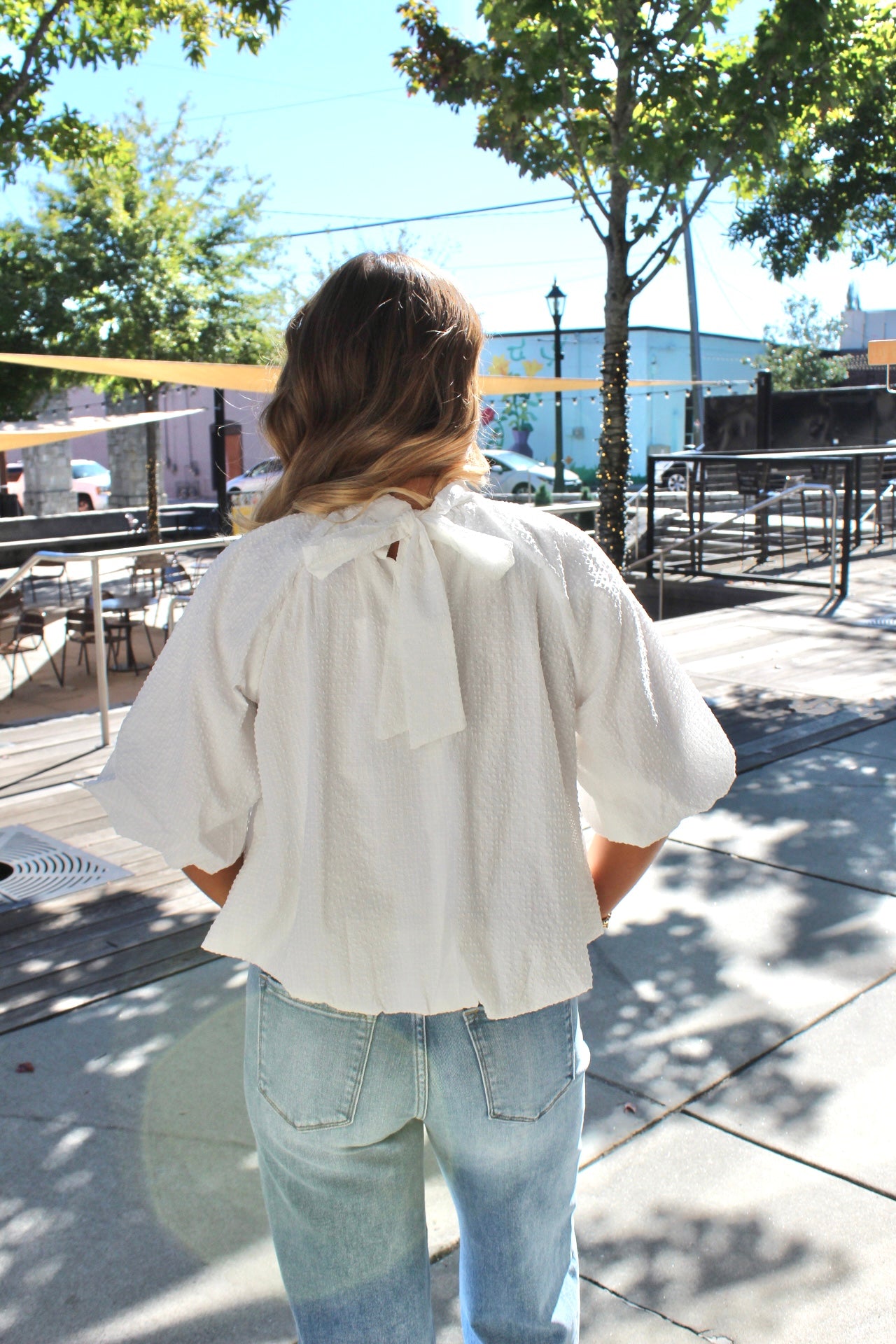 Cinceya Bow Blouse