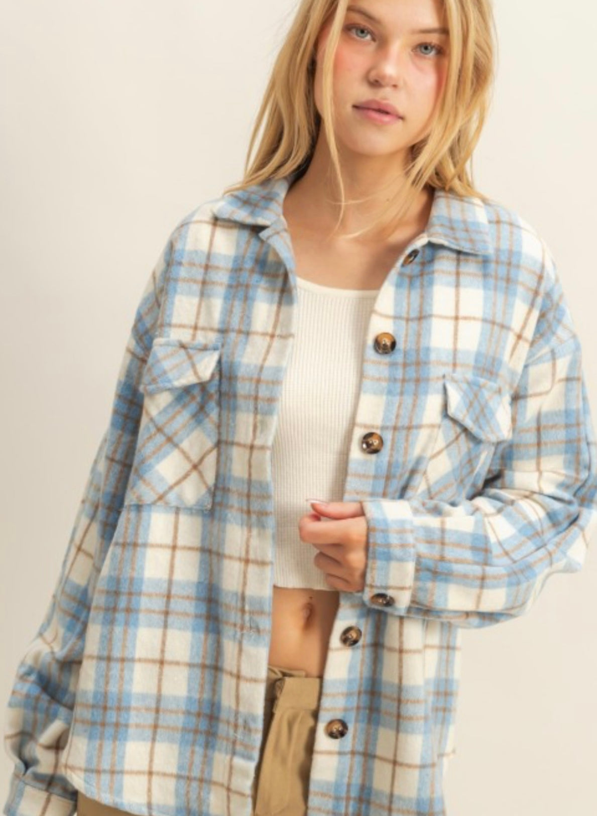 Cozy up shacket
