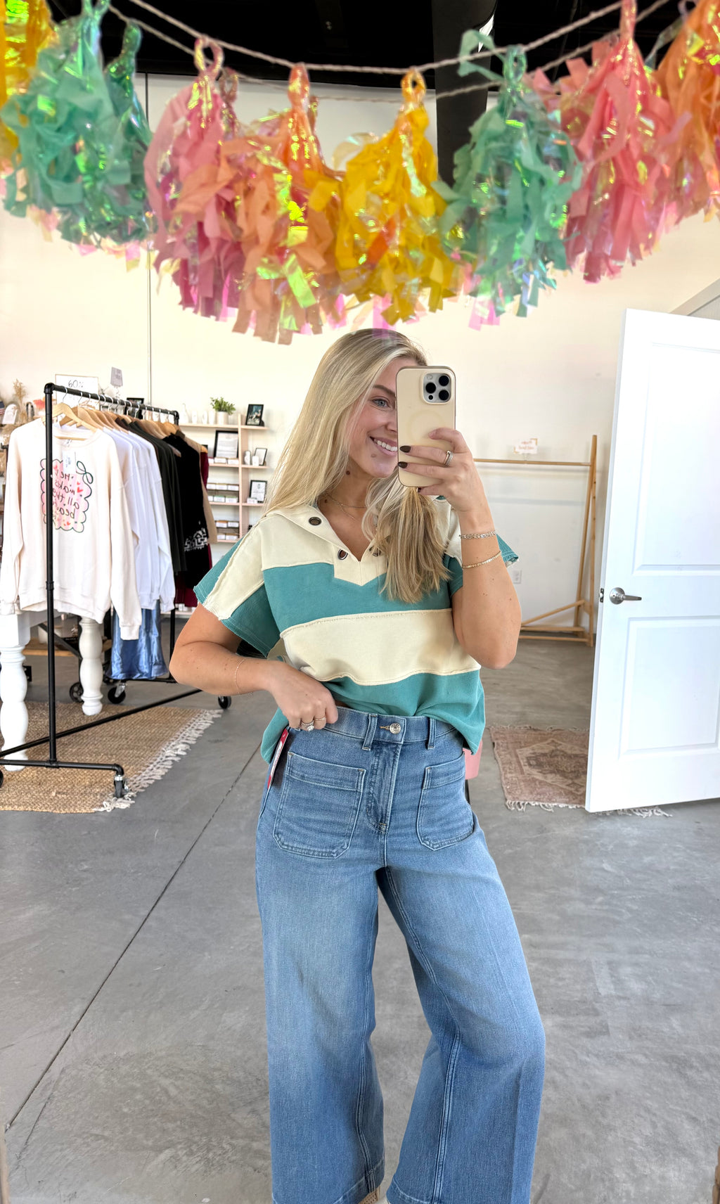 SPANXshape Wide Leg Jeans