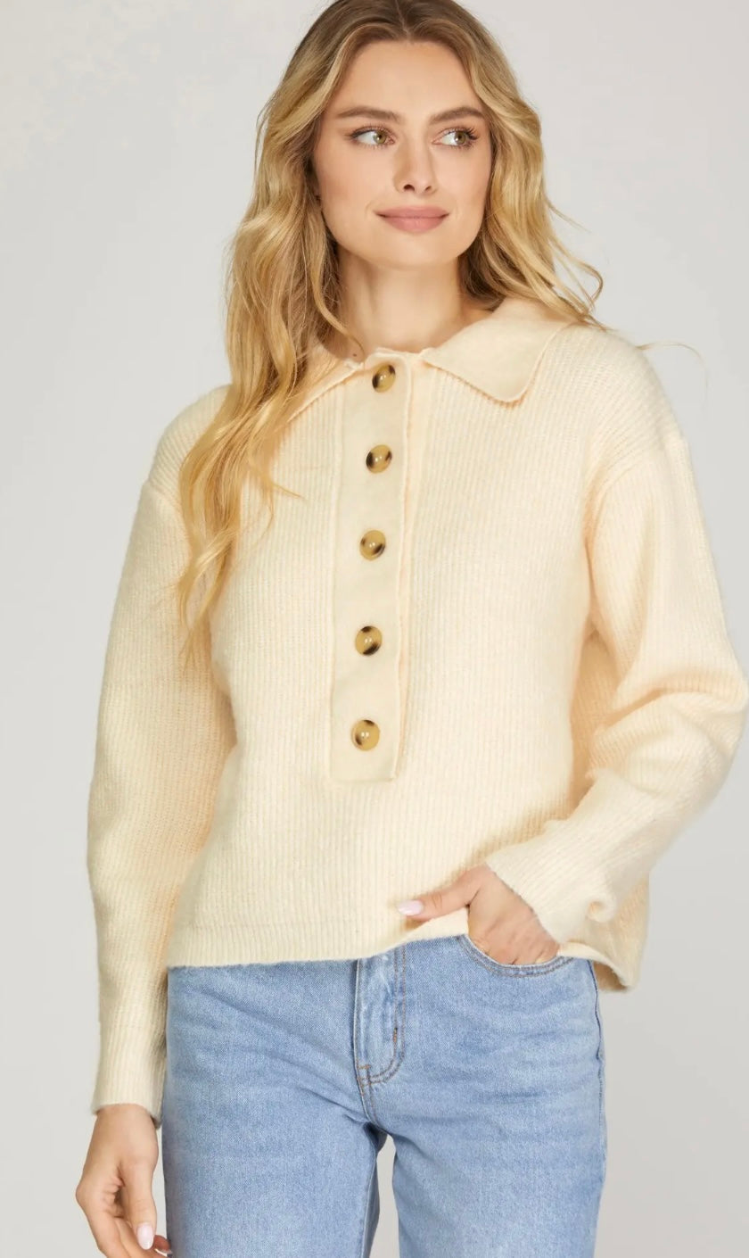 Cozy Up Sweater Cream