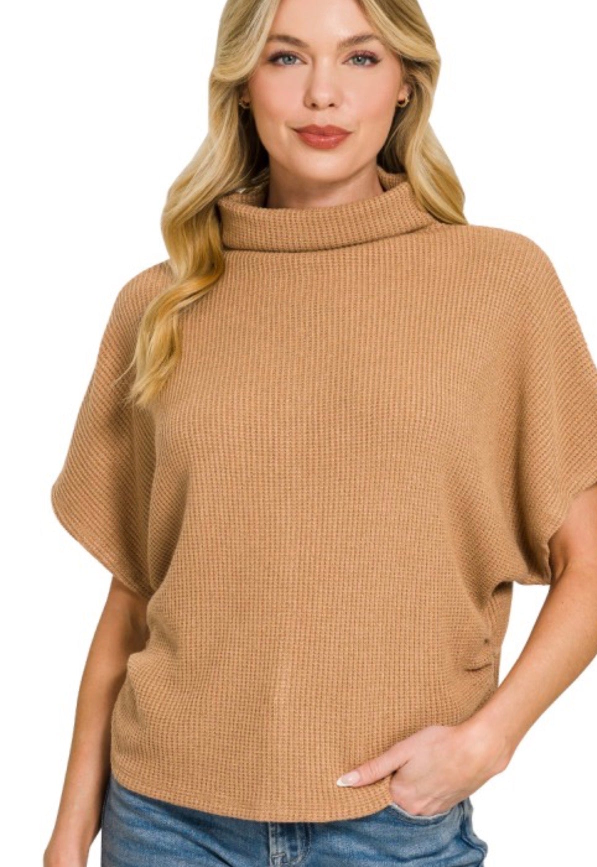 Becca Mockneck Camel
