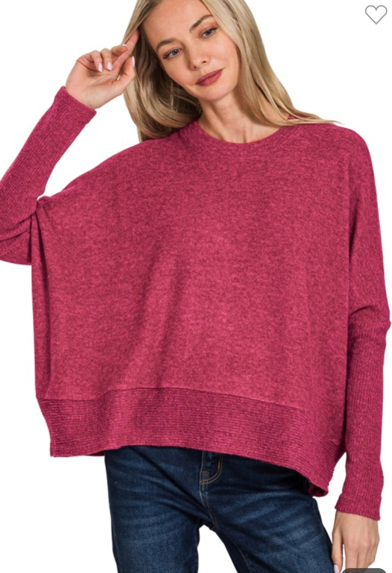 Katie Dolman Sweater Cabernet