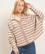 Kayden Cardi Taupe