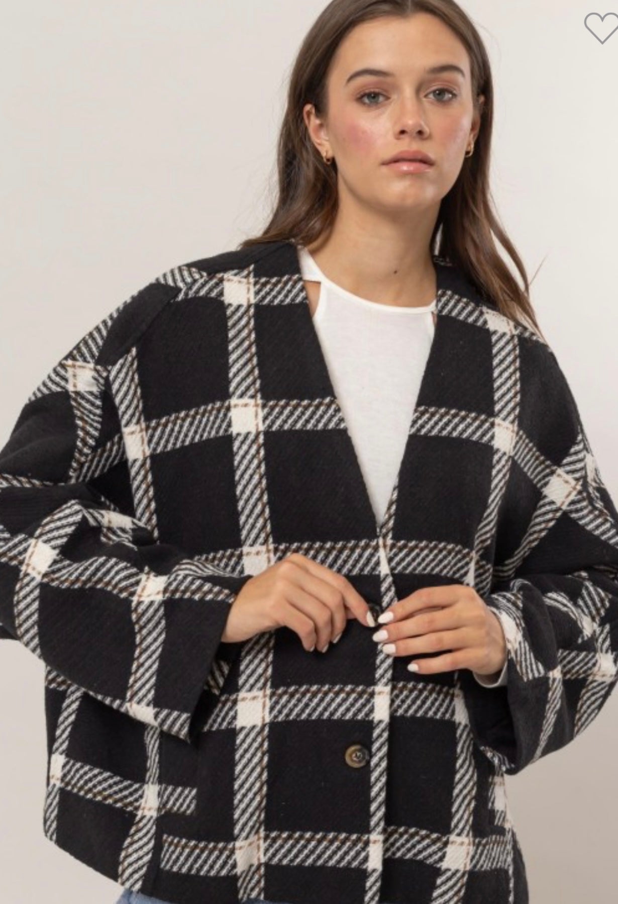 Falling leaves jacket black