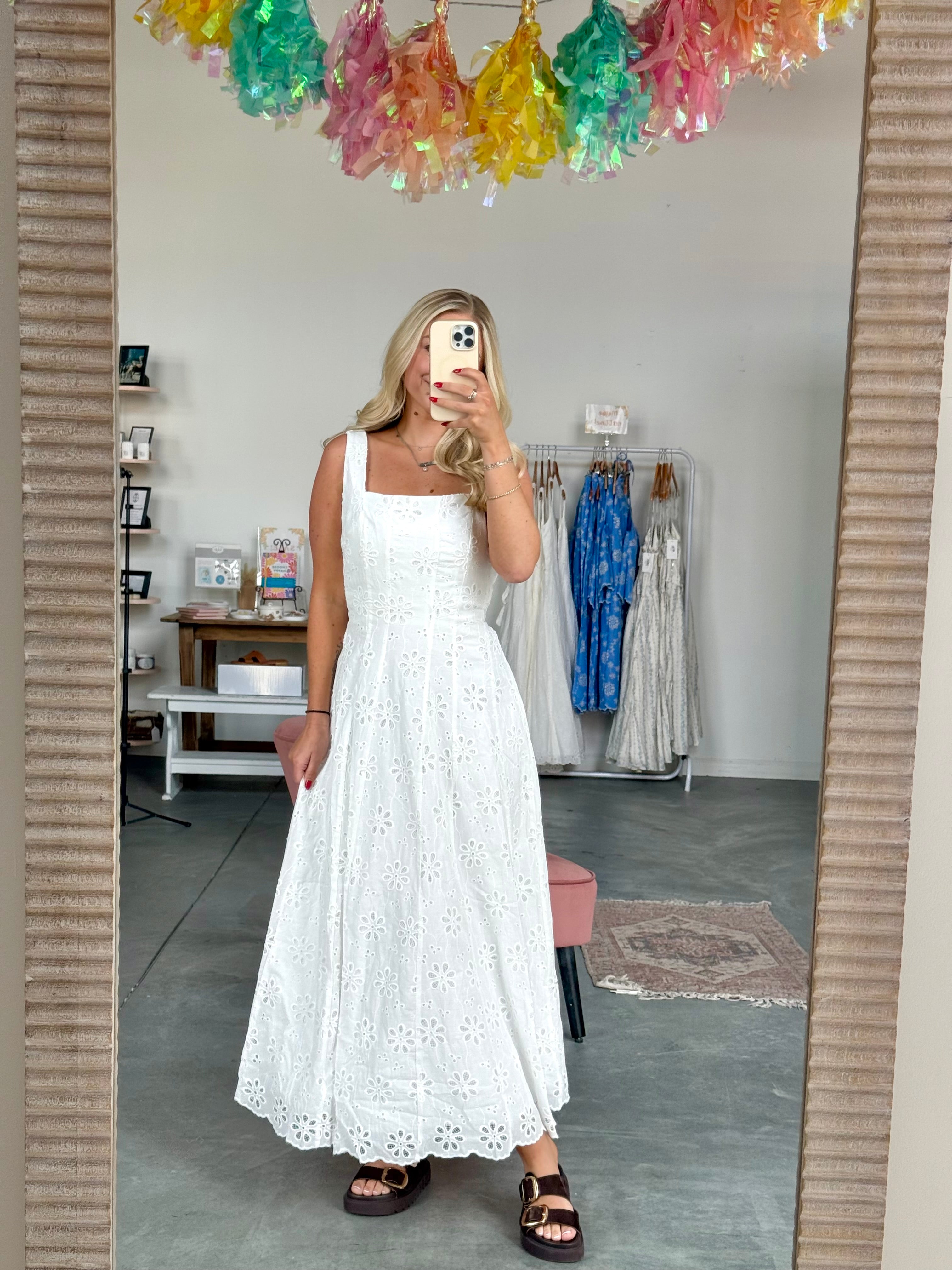 Cabo Midi Lace Dress