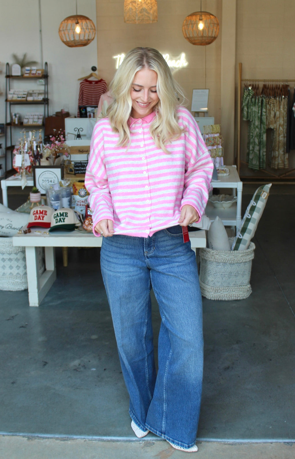 Sunset Chaser Cardigan Pink