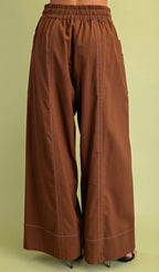 Emily Linen Walnut Pants