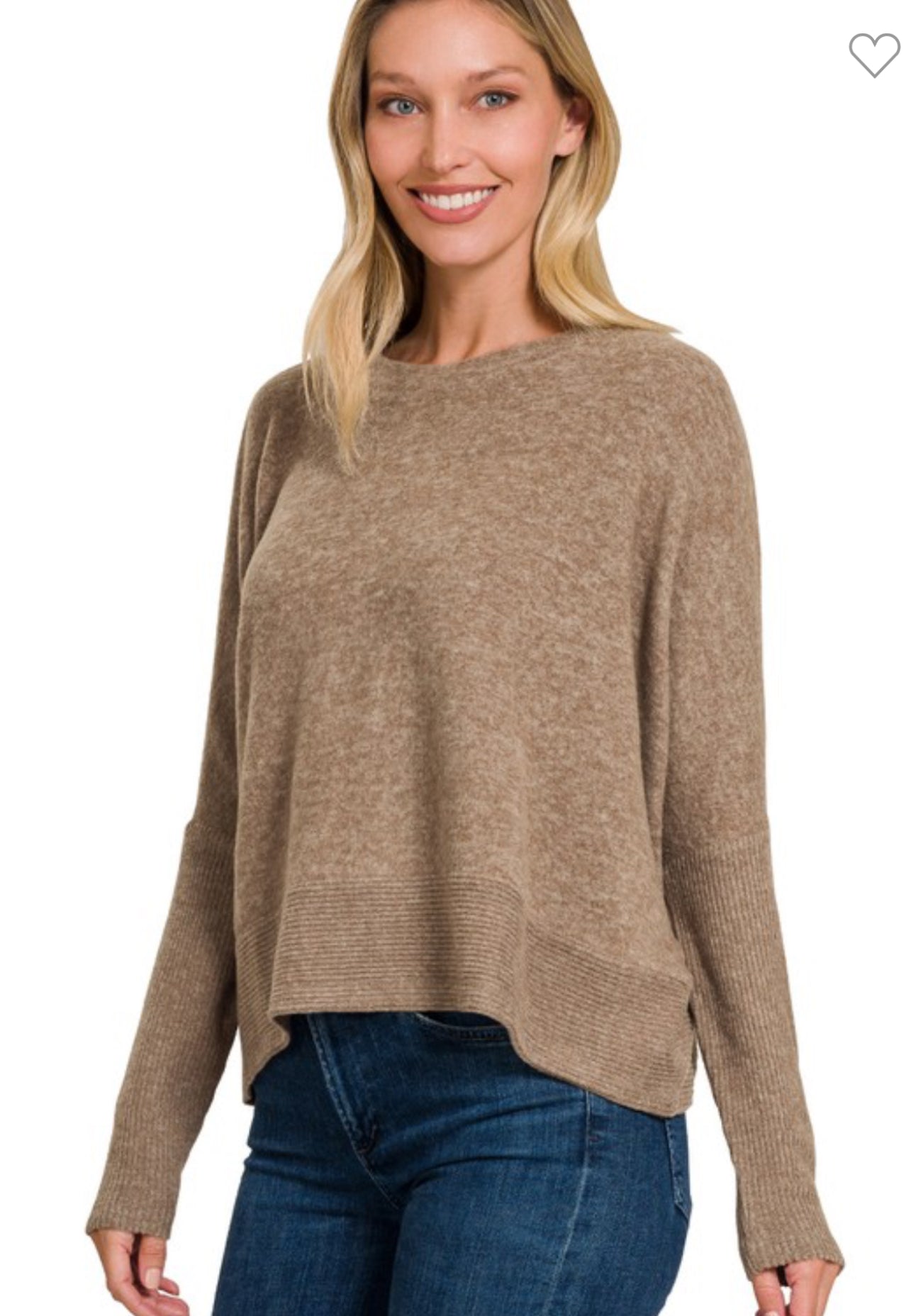 Katie Dolman Sweater Mocha