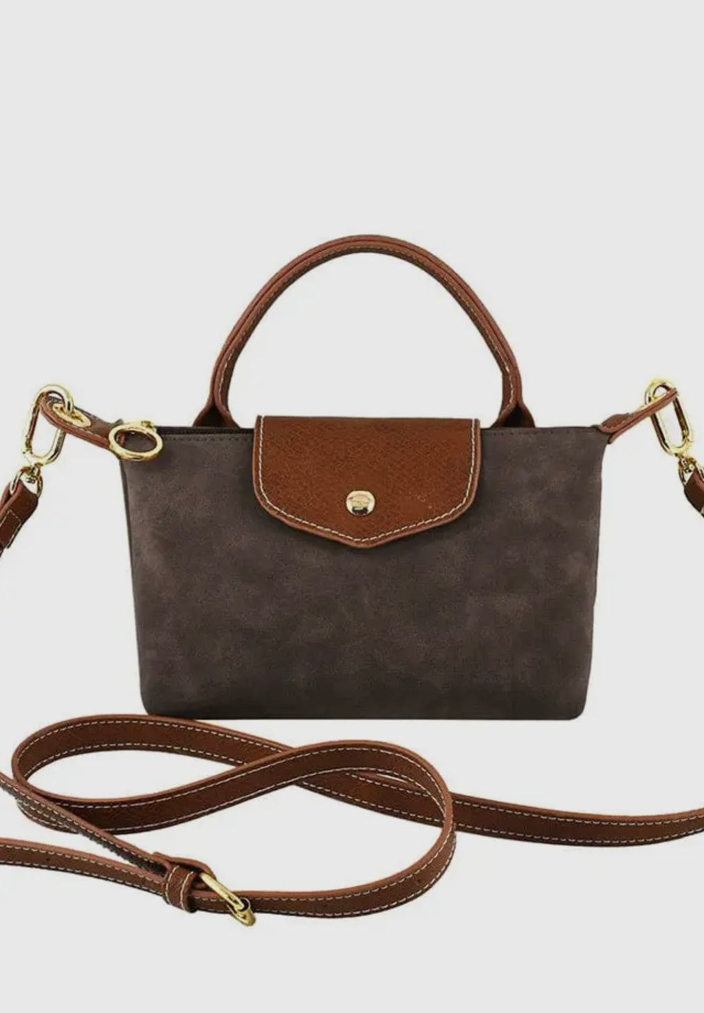 Brown Mini Crossbody