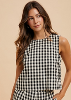 Cinceya Gingham Top