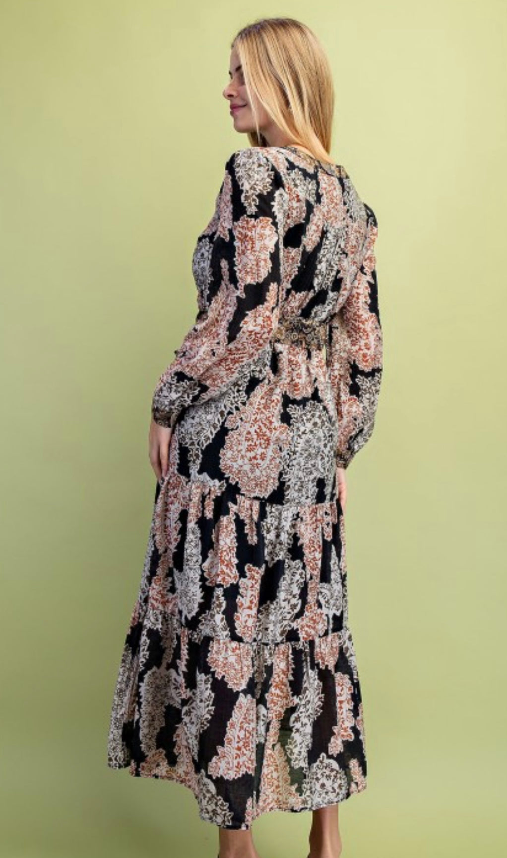 Scrapbook Floral Midi