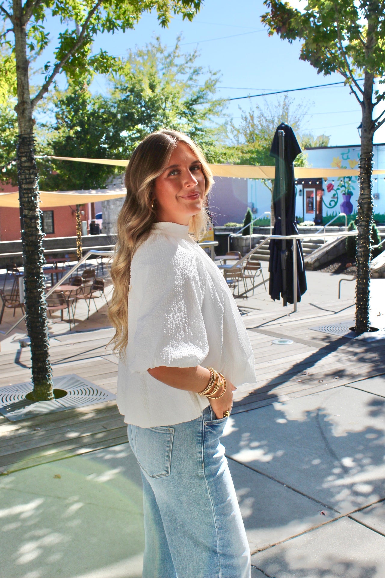 Cinceya Bow Blouse