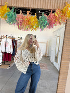 Carrie Crochet Cardigan