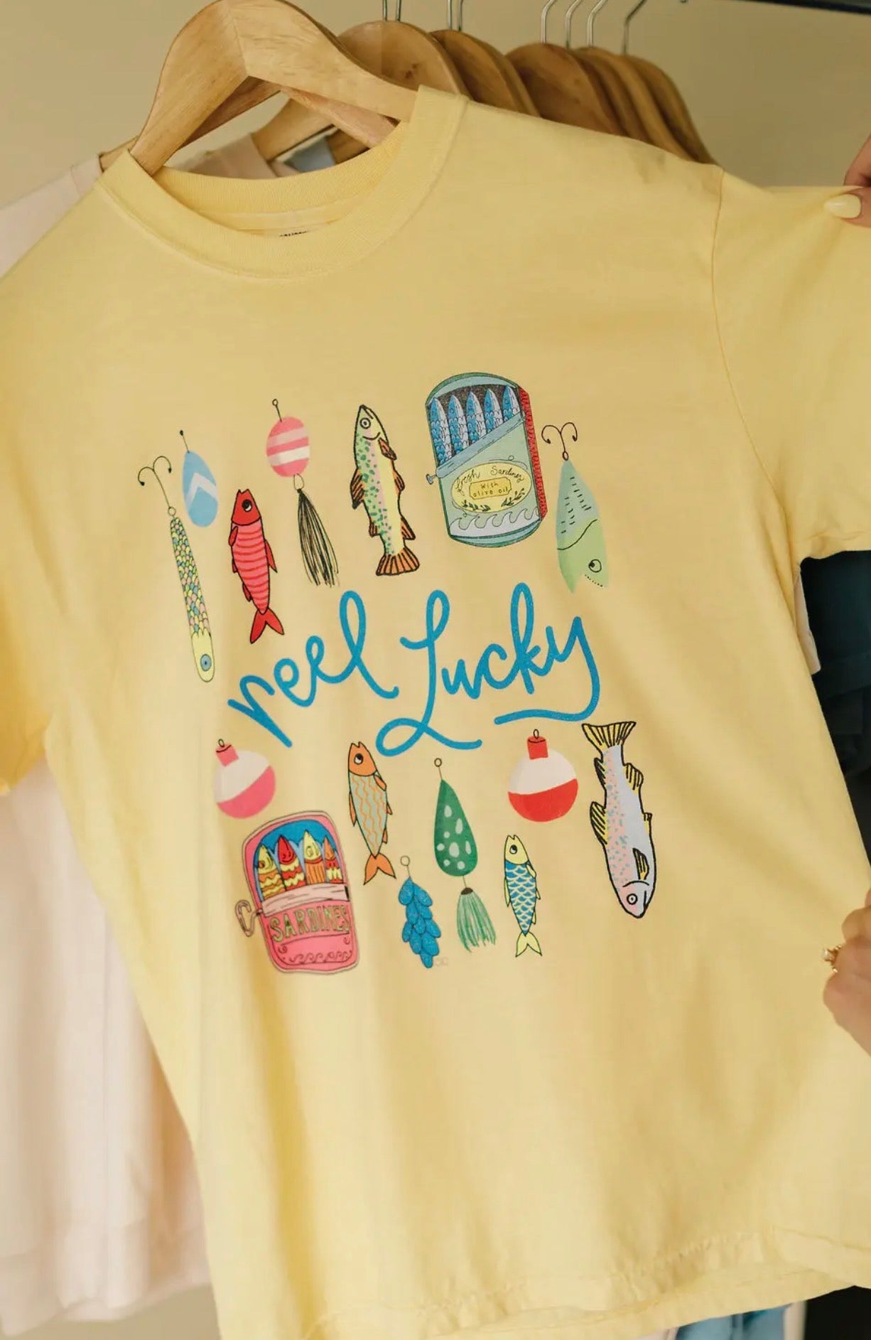 Reel Lucky Tee