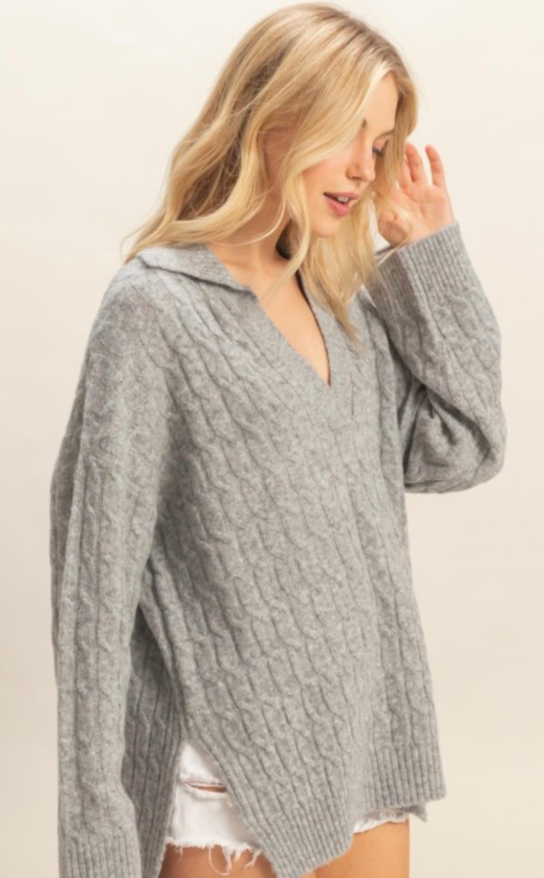 Cozy Nights Sweater Gray