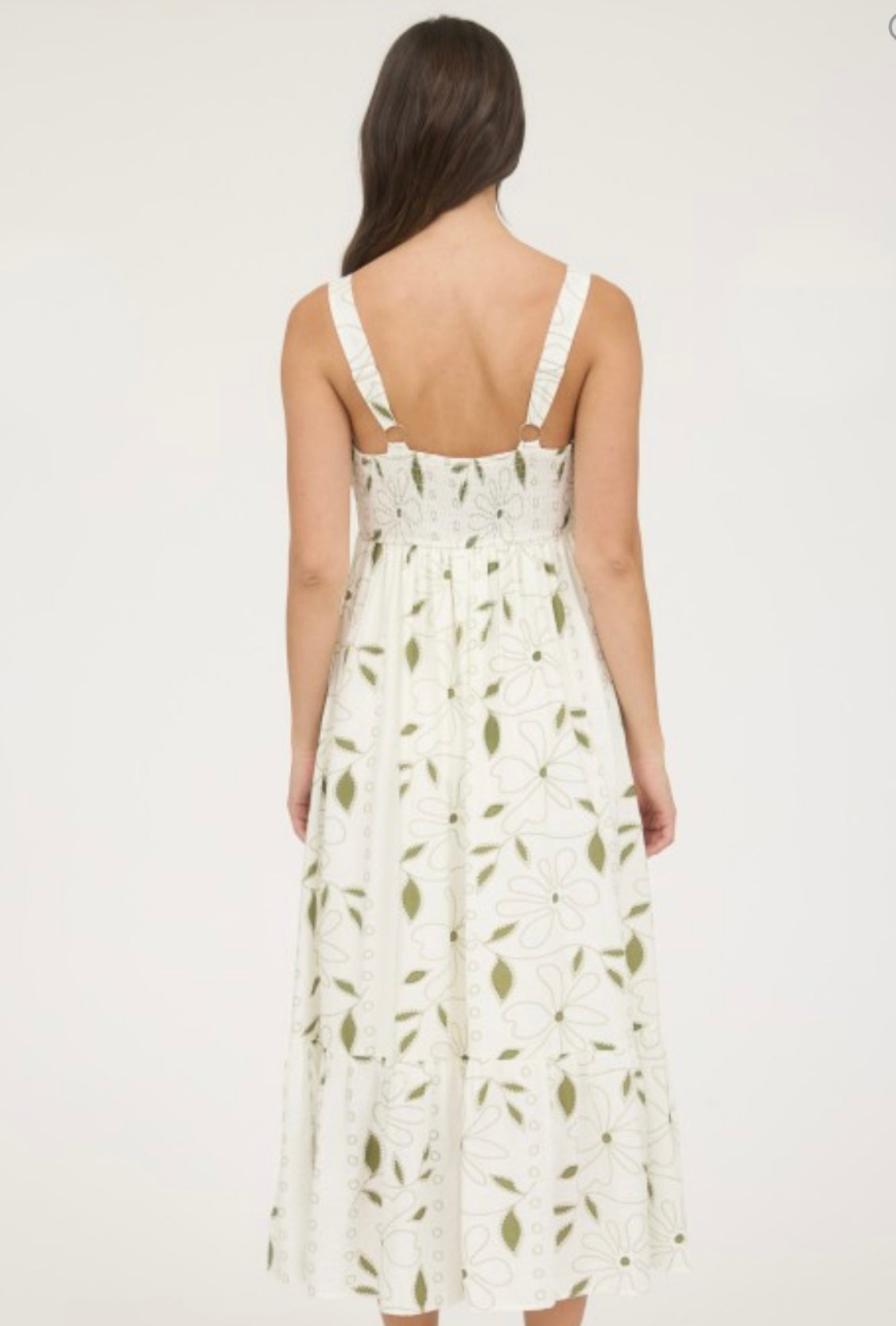 Take Me Away Dress Green