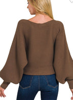 Cold Nights Sweater Brown