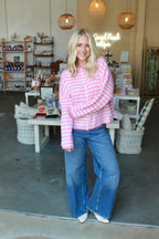 Sunset Chaser Cardigan Pink