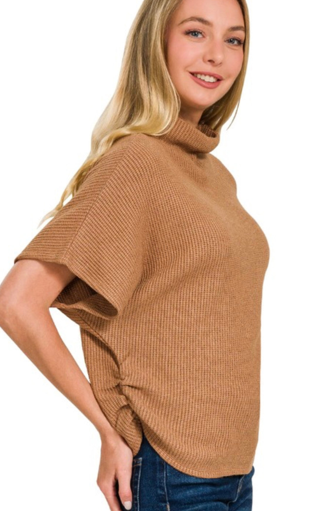 Fall Mornings Mock Neck