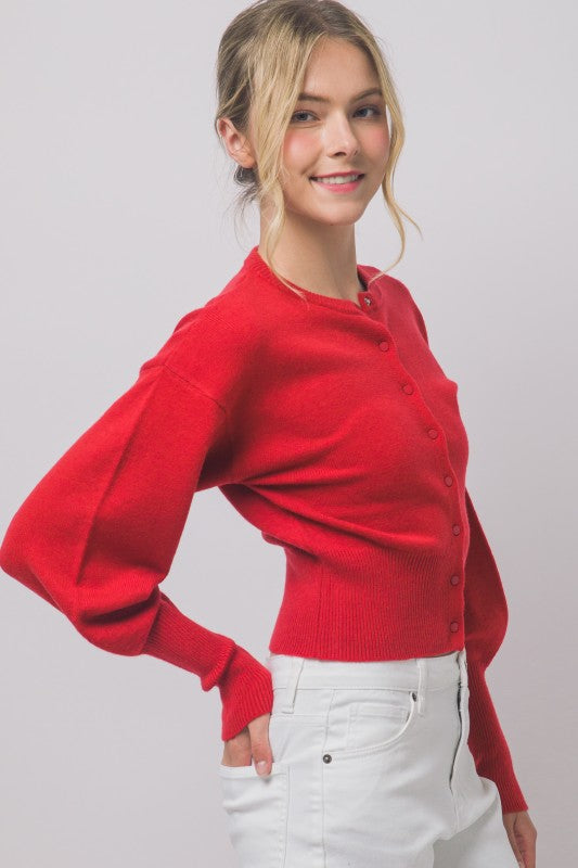 Avery Cardigan - Red