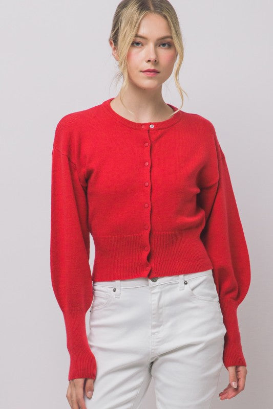 Avery Cardigan - Red