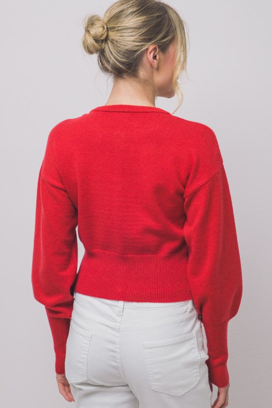 Avery Cardigan - Red