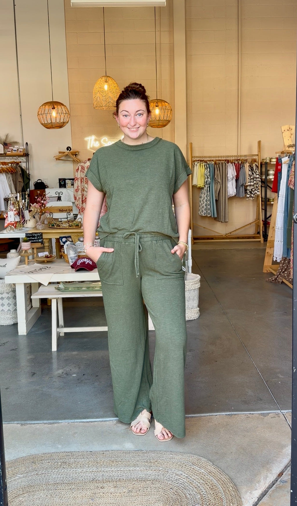 Maci Top Olive