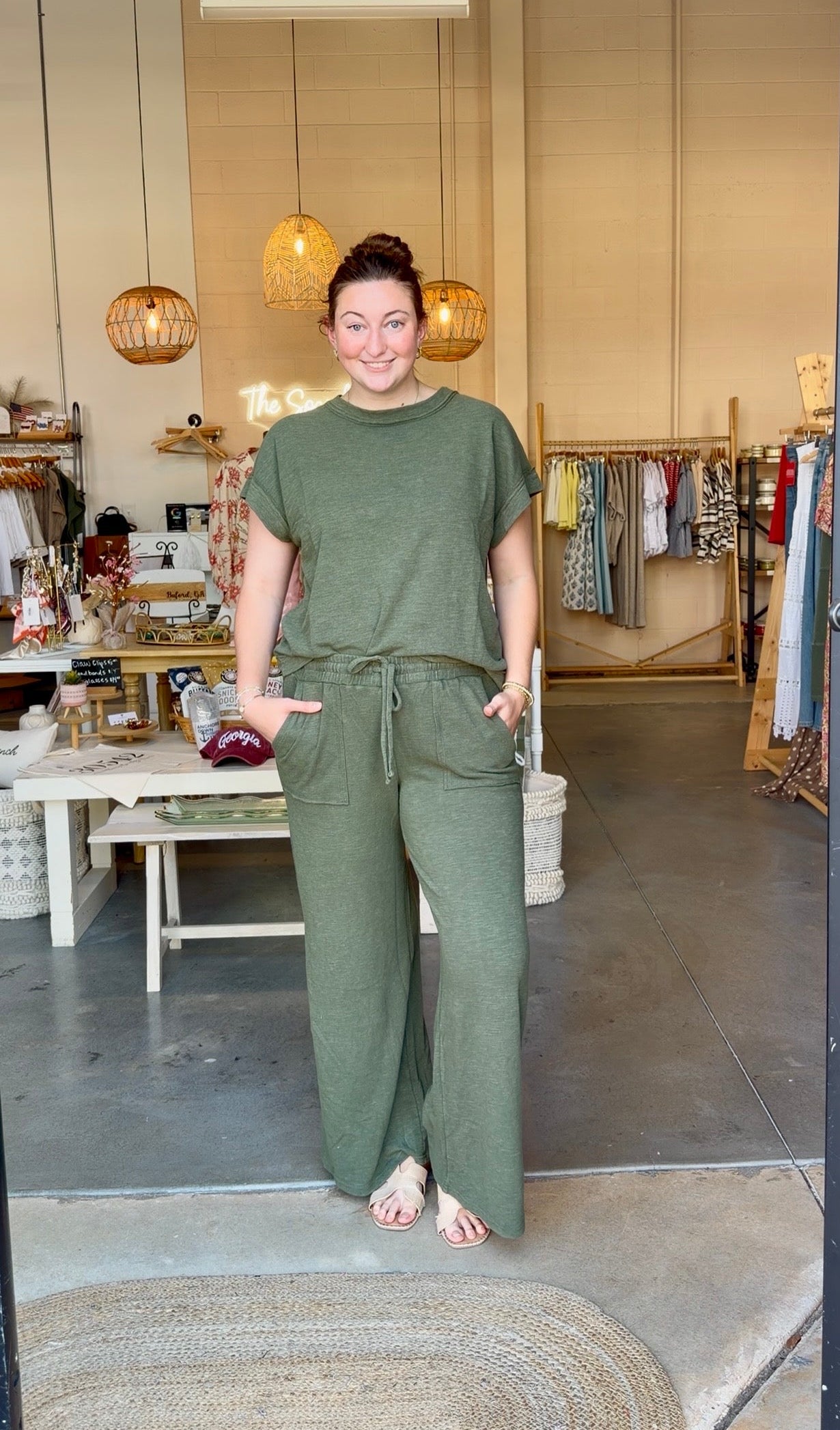 Maci Top Olive