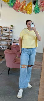 Easy Going Top Yellow