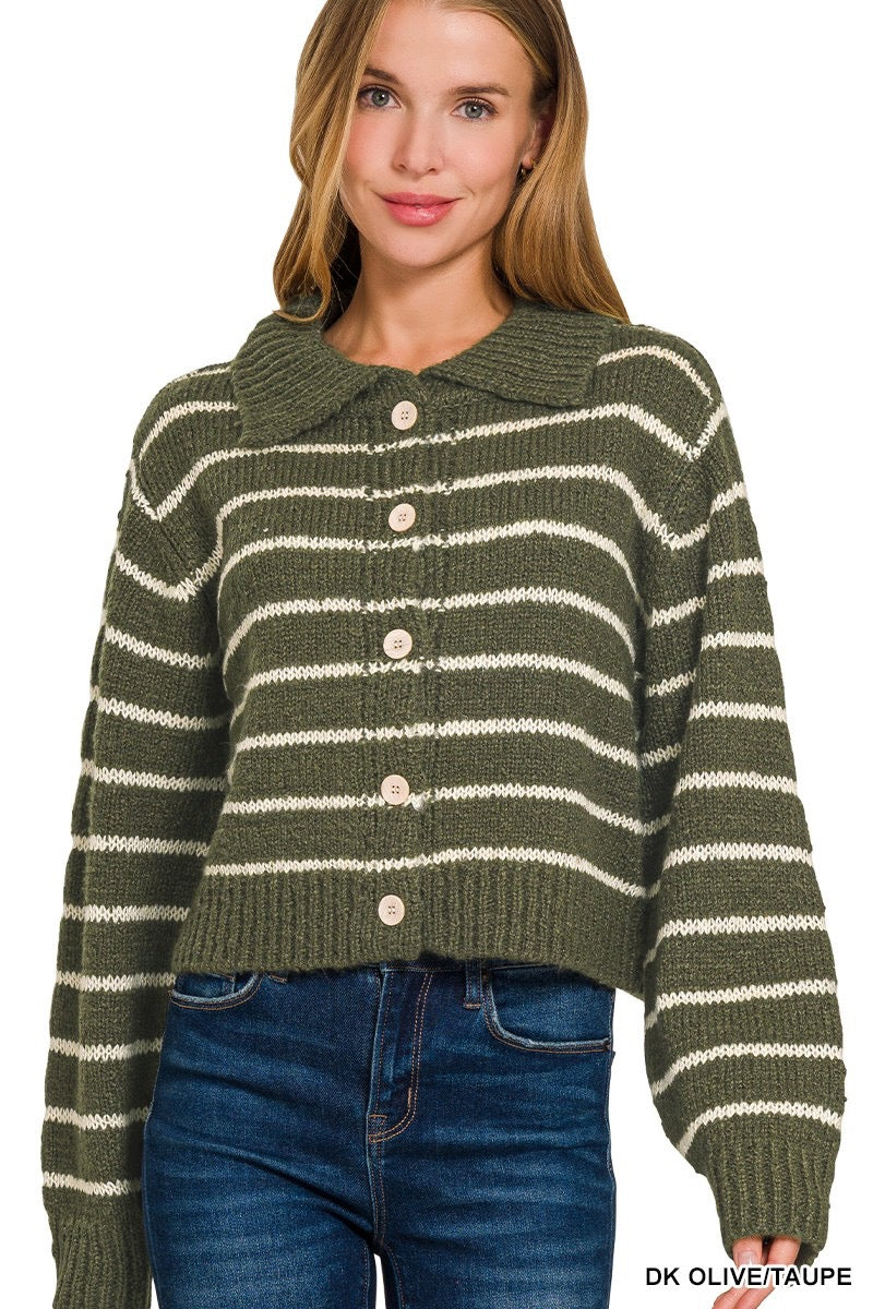 Blakely Cardigan - Olive