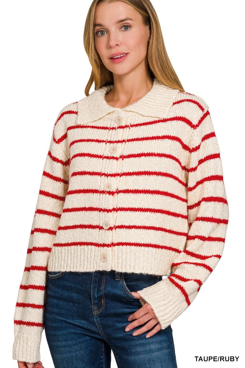 Blakely Cardigan - Ruby