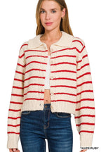 Blakely Cardigan - Ruby