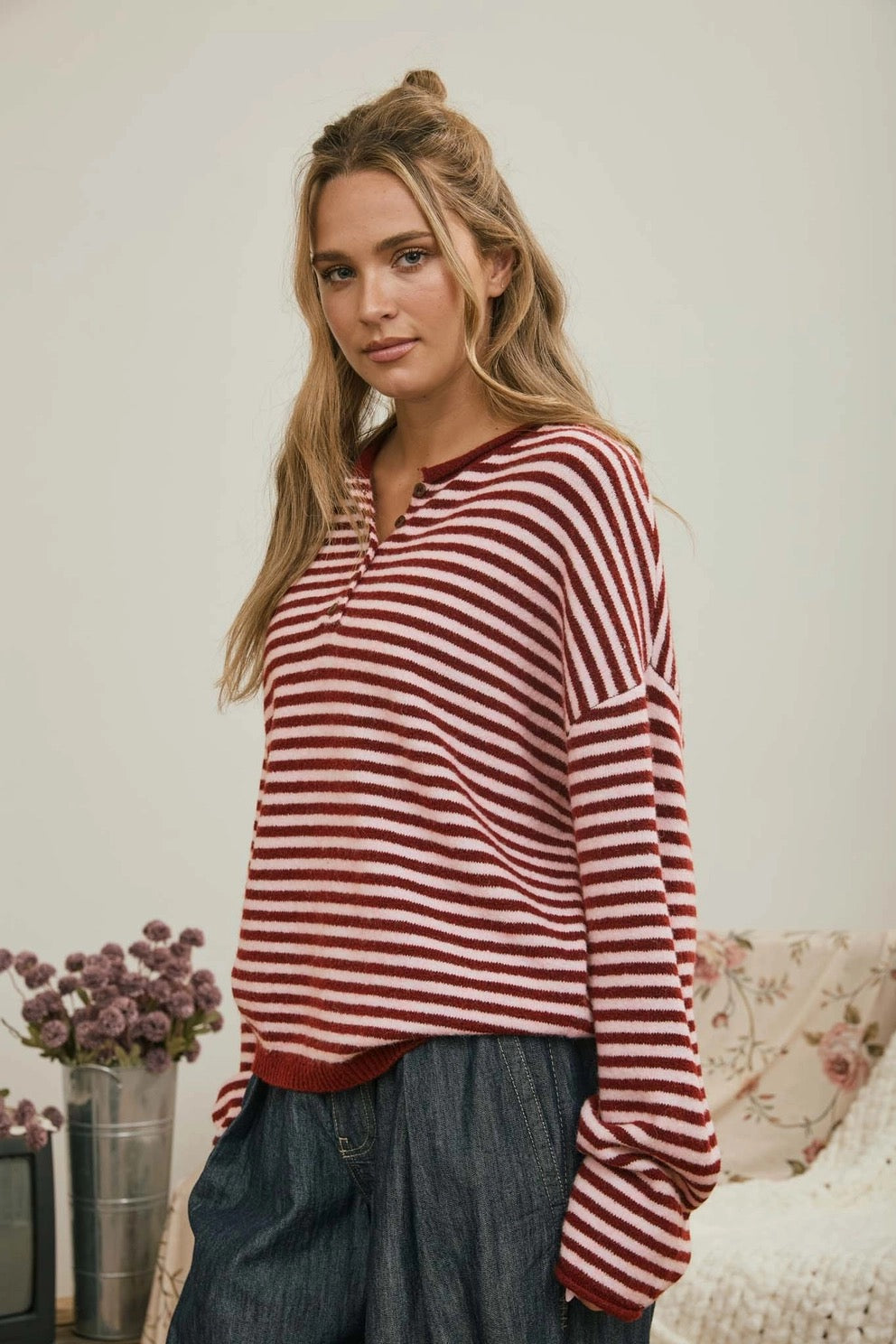 Riley Sweater - Red