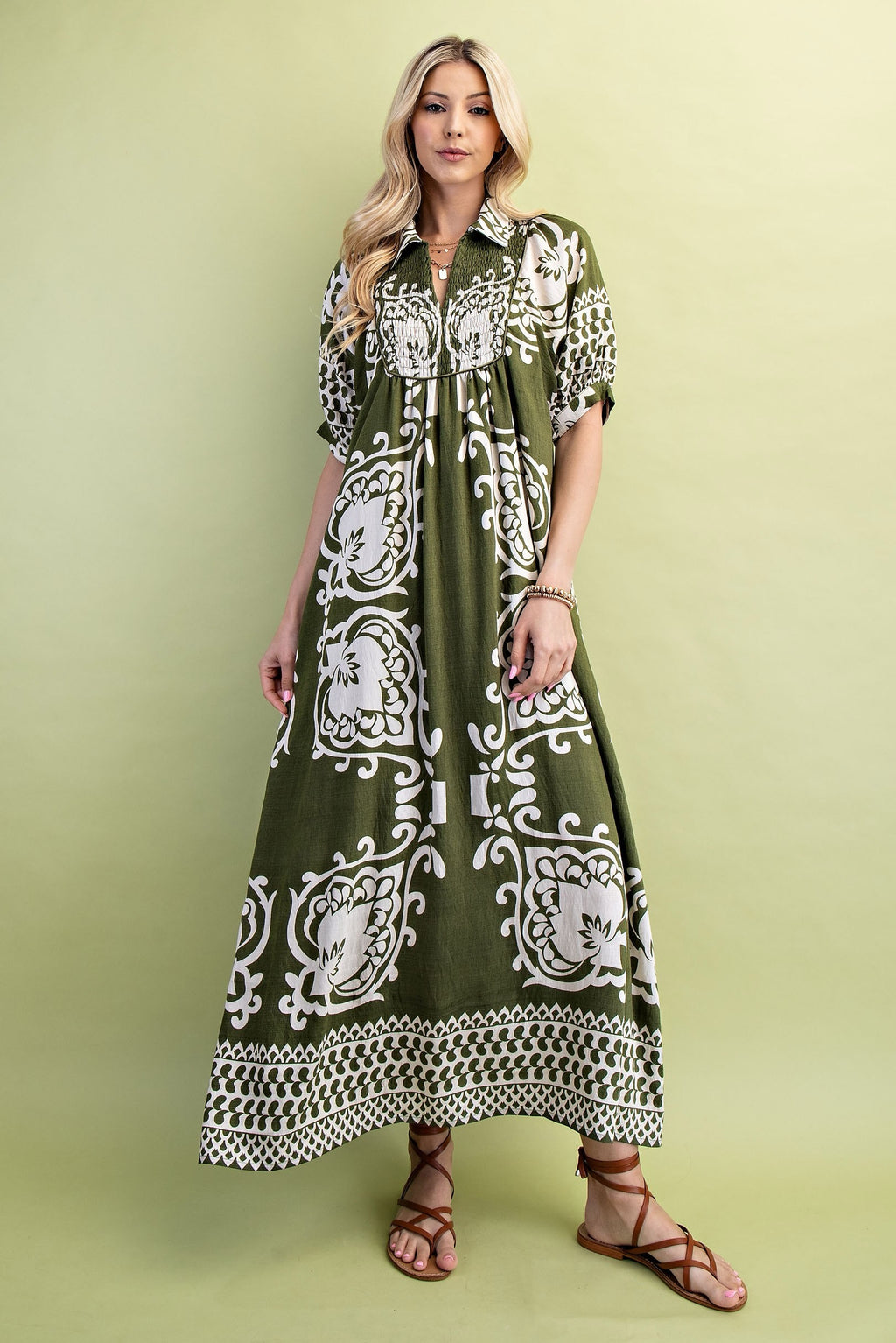 Olive Blossom Midi