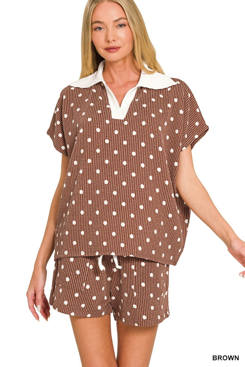 Poppy Top - Brown