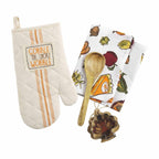 Thanksgiving Oven Mitt and Towel Set- Mudpie