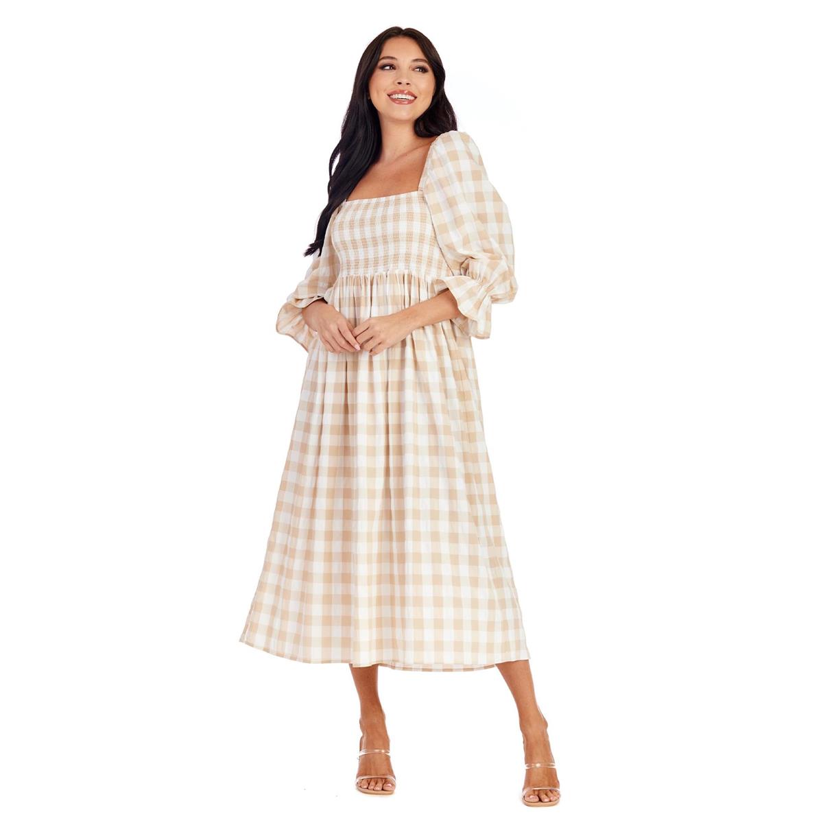 Mudpie Plaid Midi Dress