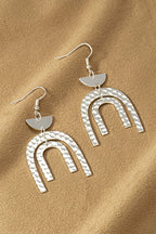 Silver Arch Earrings