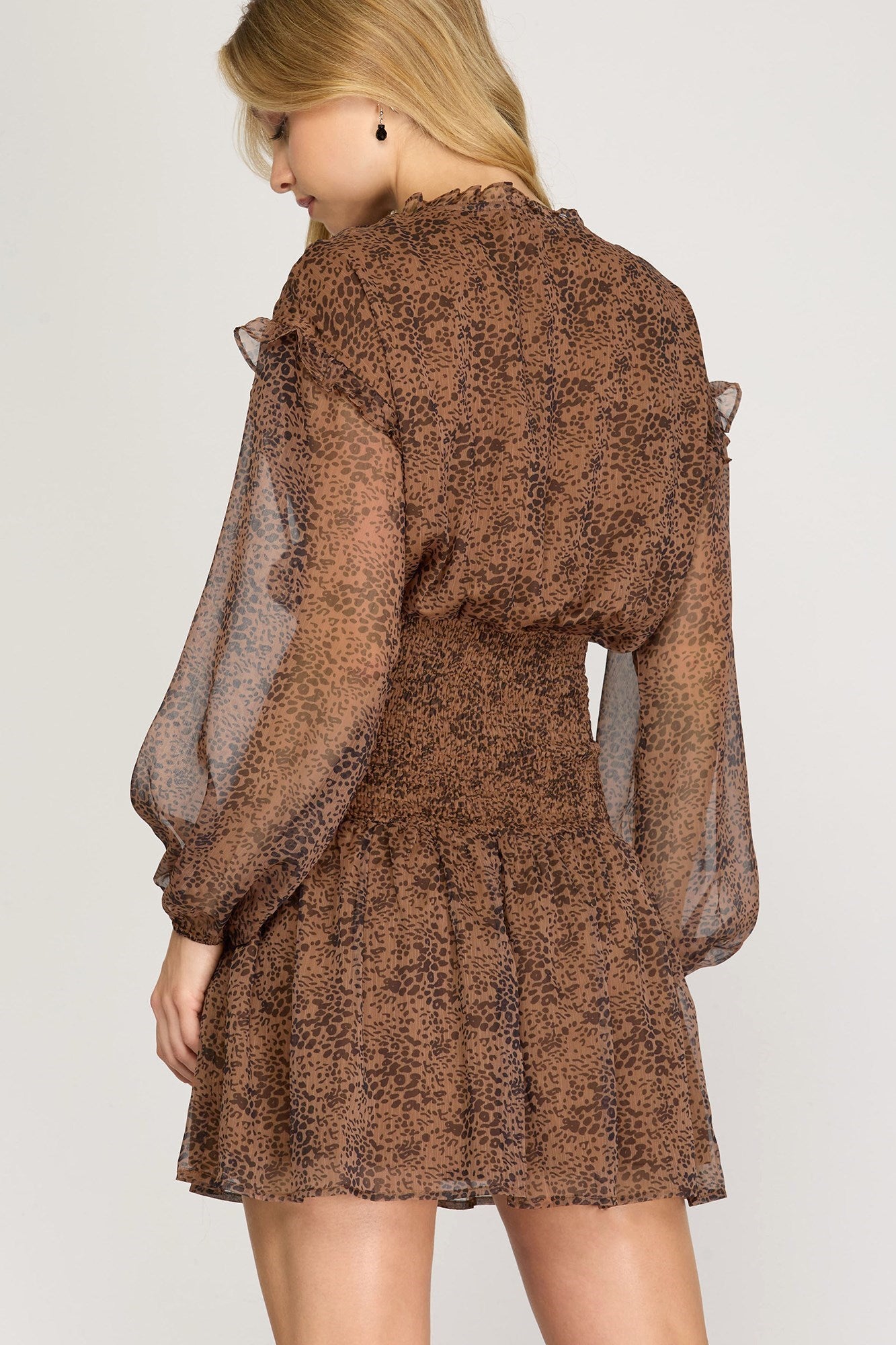 Iced Mocha Mini Dress