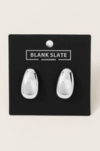 Teardrop Stud Earrings