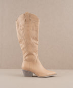 The Cameryn Embroidered Tall Boots
