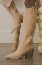 The Cameryn Embroidered Tall Boots