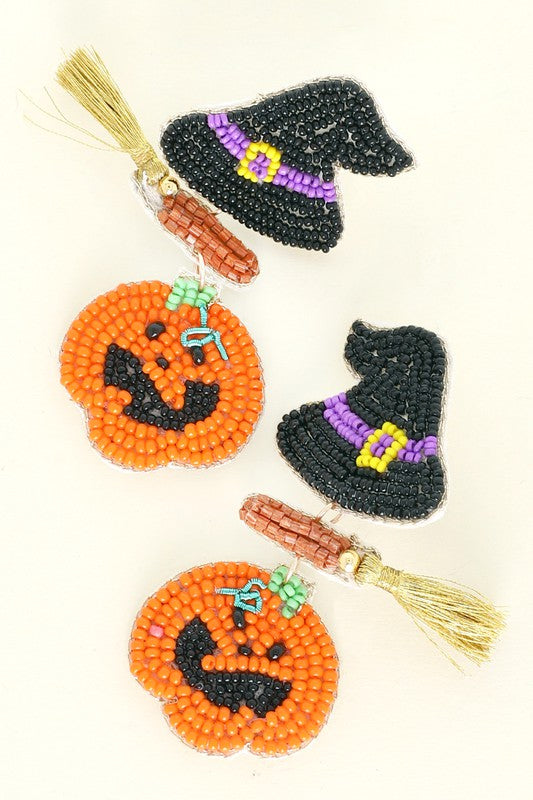 Witch Beaded Earrings