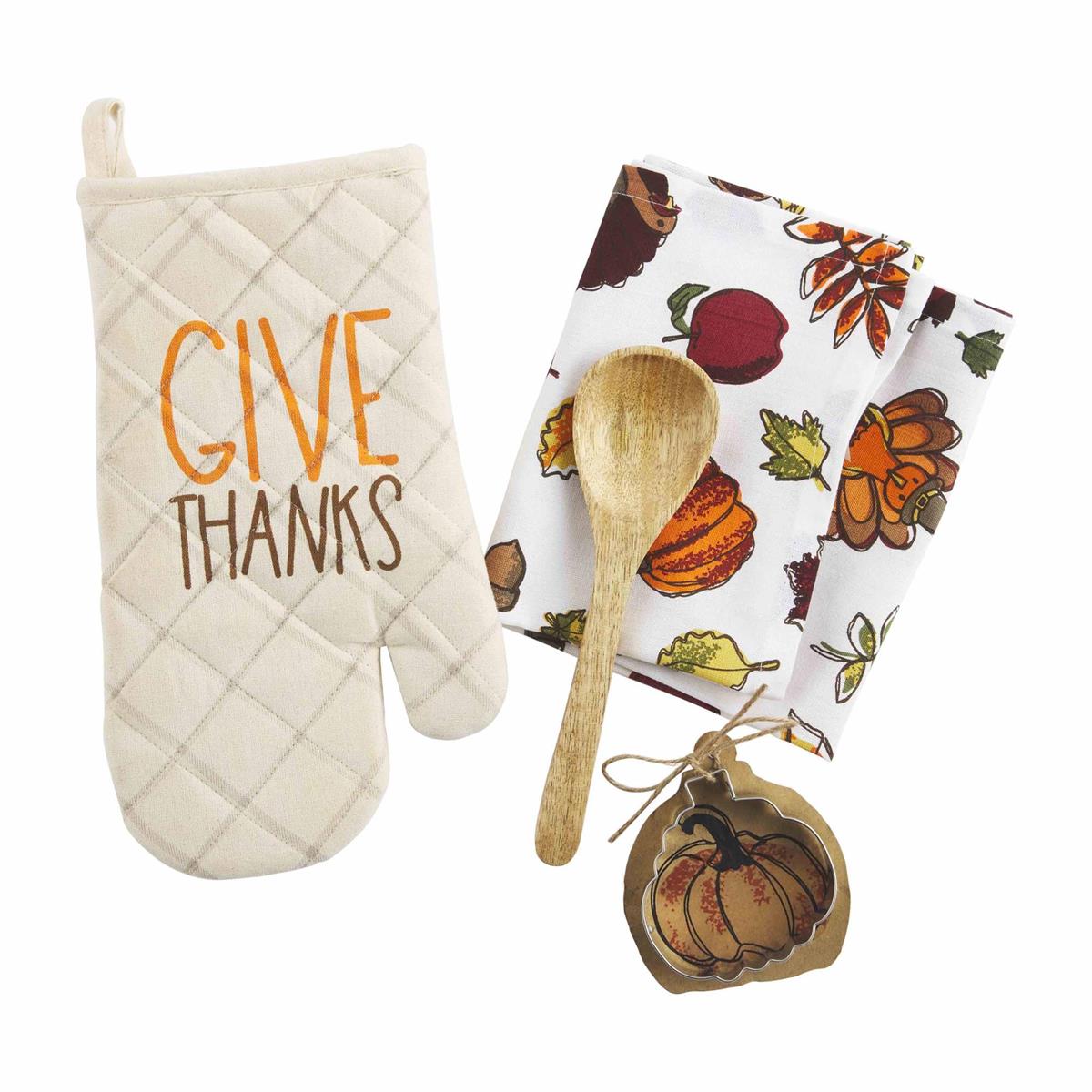 Thanksgiving Oven Mitt and Towel Set- Mudpie