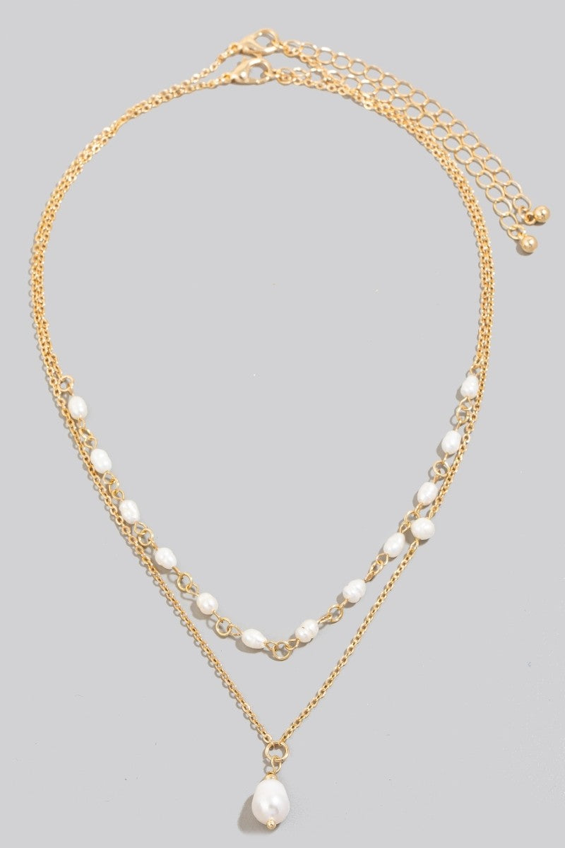 Pearl Charm Necklace