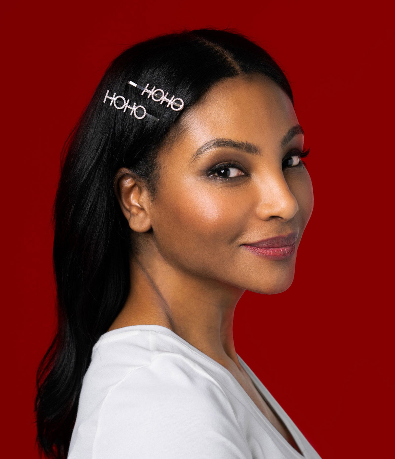 Christmas Bling Hair Clips