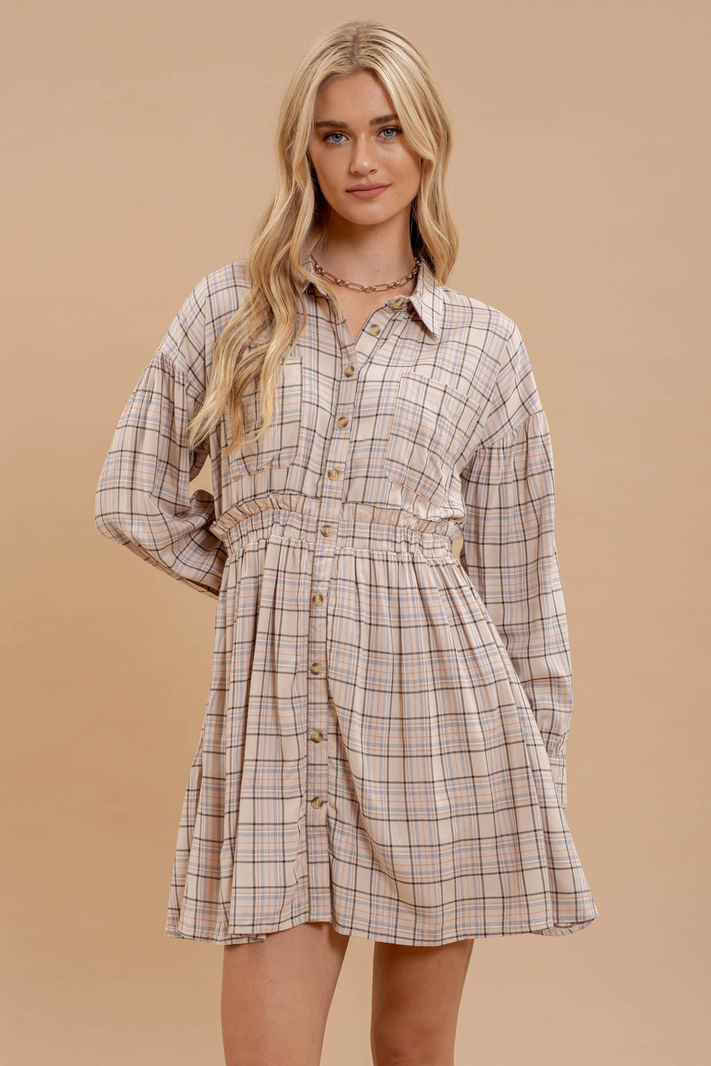 Perfect In Plaid Mini Dress