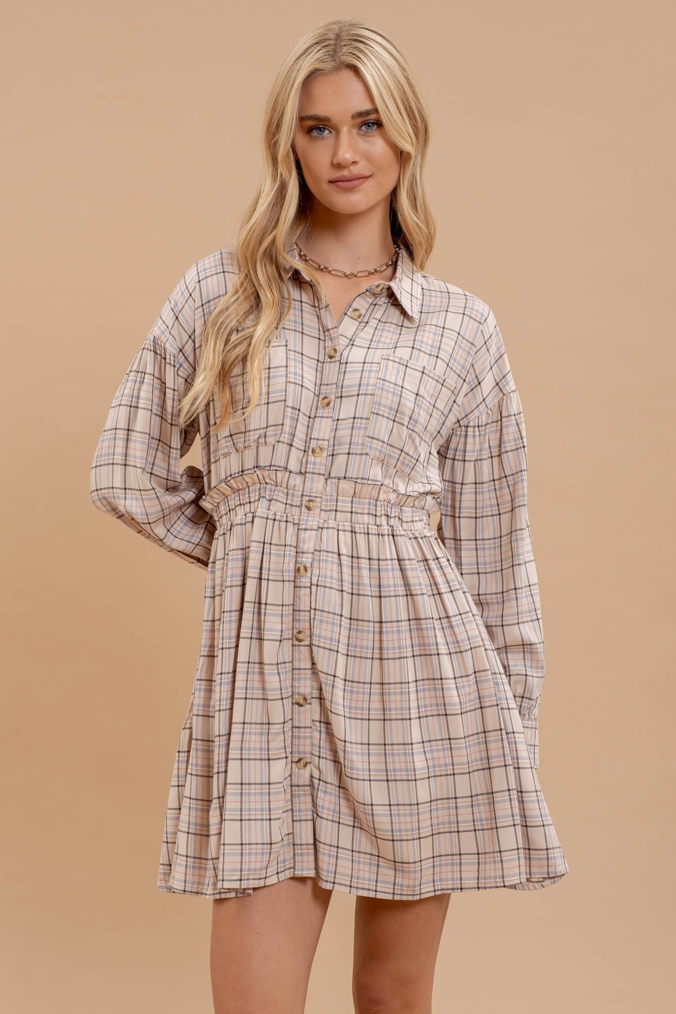 Perfect In Plaid Mini Dress